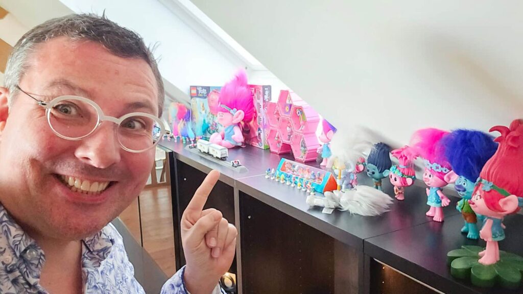 Collection de trolls colorés de Sébastien Delcampe