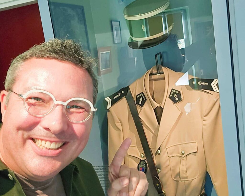 Sébastien Delcampe au Musée de la Gendarmerie et du Cinéma de Saint-Tropez