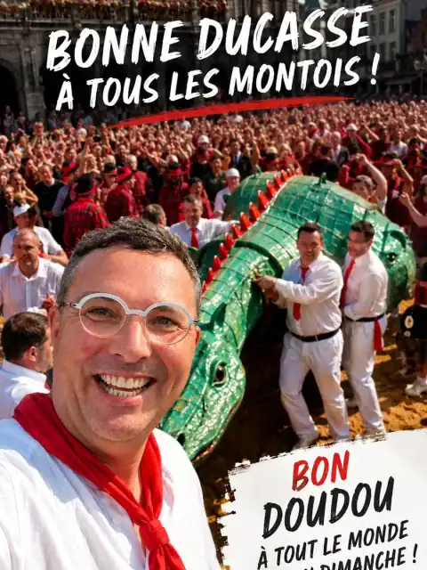 Illustration du Doudou et de la Ducasse de Mons