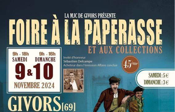 Invité d’honneur de la Foire à la paperasse de Givors