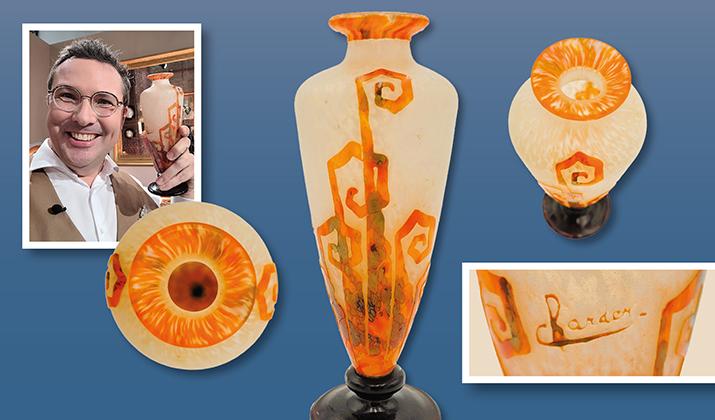 Un vase Schneider rejoint ma collection